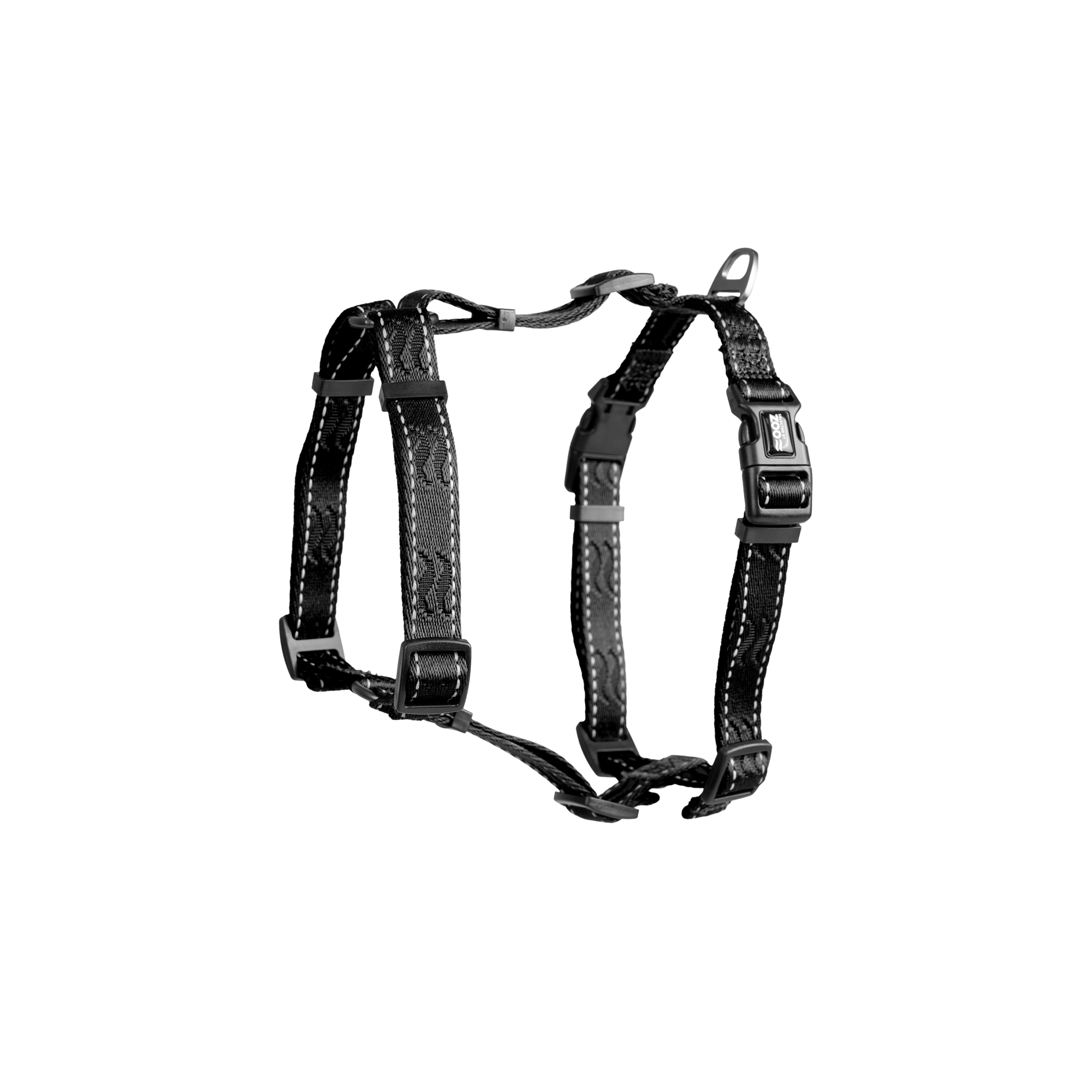 Sele Rufus H-sele justerbar XXS/XS 10 mm x 35 cm Sort