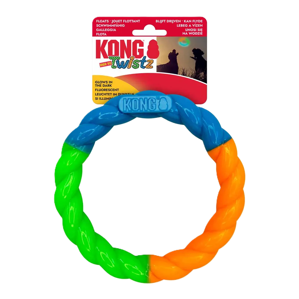 Kong Twistz High-Viz Ring Small 18cm