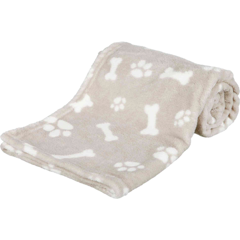 Trixie - Kenny pledd, plysj, 75x50 cm, Beige - Hund - Hundebur - Aluminiumsbur - Hundedekken - Dyrekassen.no