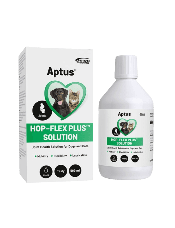 Aptus - Hop-Flex Plus-løsning 500 ml - Hund - Hundens Apotek - Mage og tarm - Dyrekassen.no