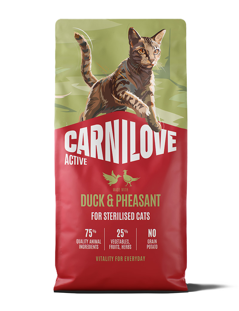 Active Cat Duck & Pheasant for Sterilised Adult All Breeds