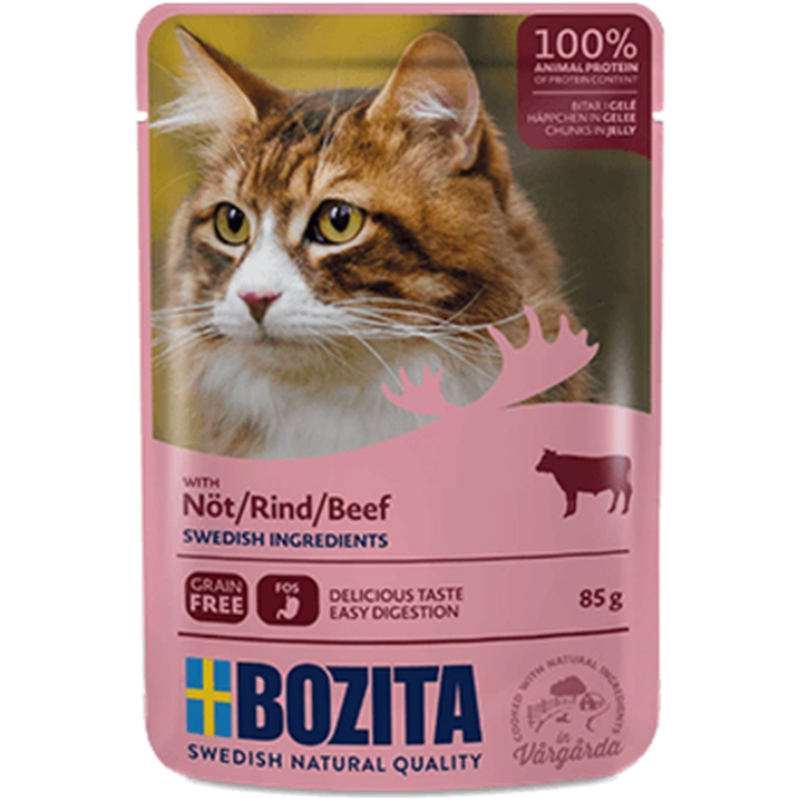 Bozita Katt Feline Pouch Beef in Jelly