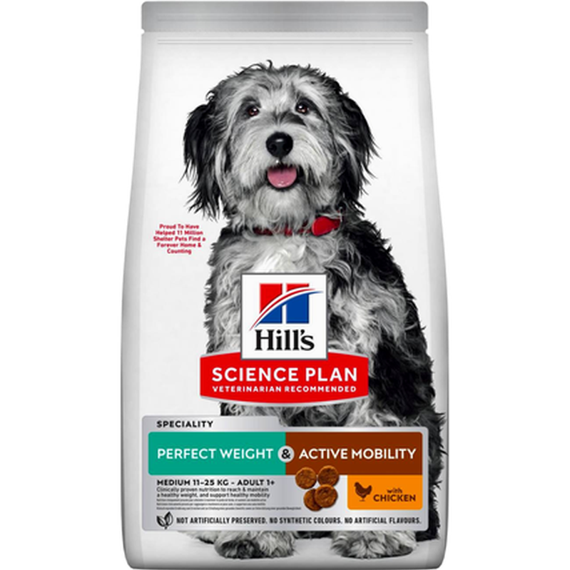 Hills Science Plan Adult Weight & Active Mobility Medium 12 kg