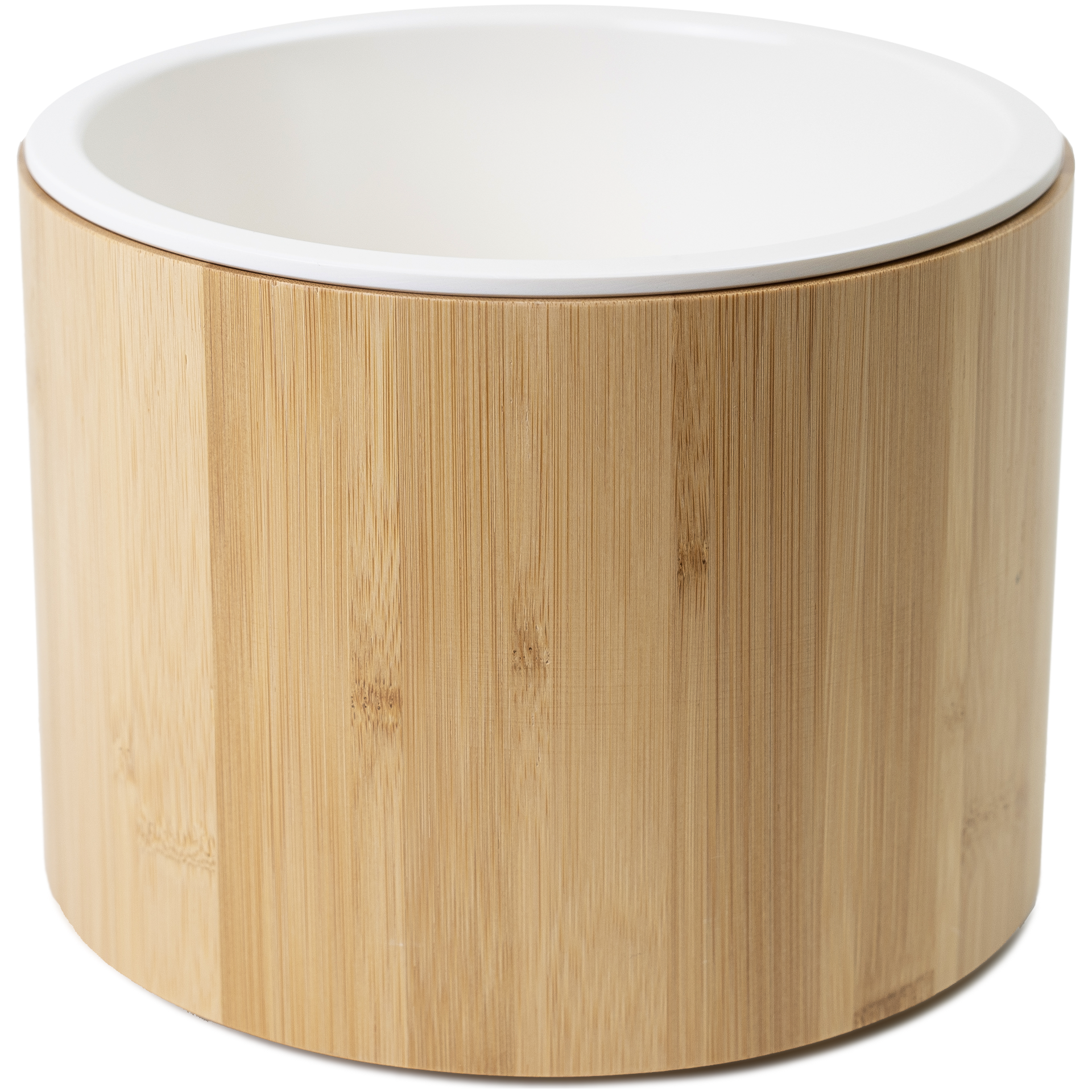 Matbolle Bambus Ergo Hvit XL 1500ml 22x15cm