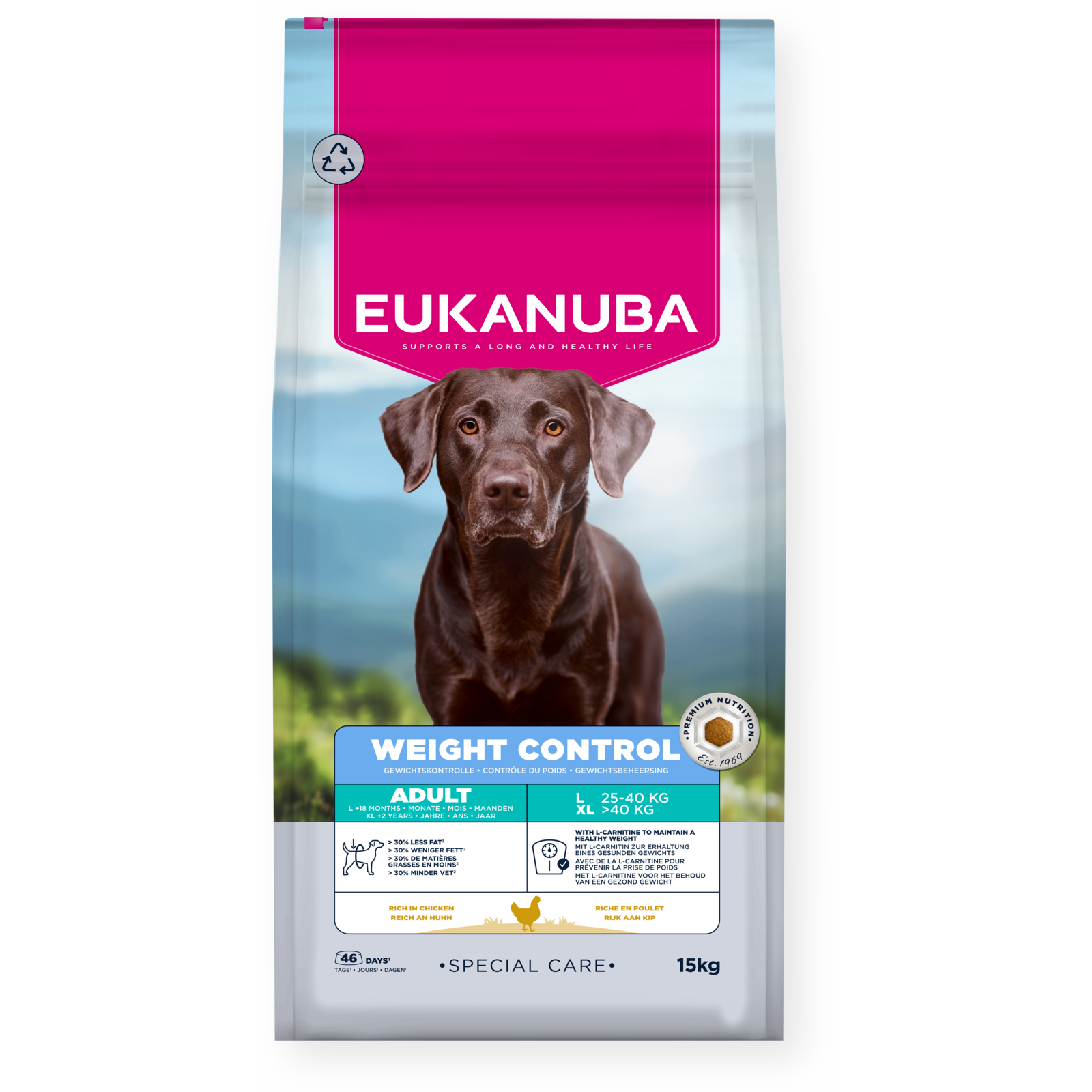 Eukanuba Dog Adult Weight Control Large 15 kg