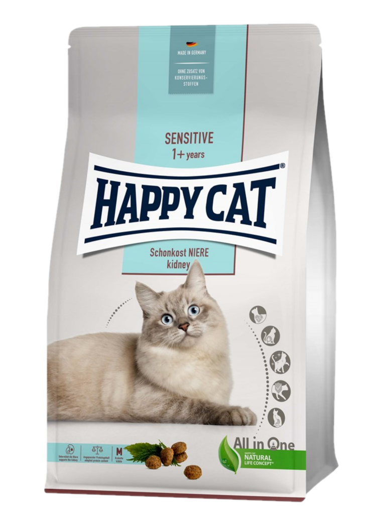 Happy Cat - Sensitiv nyre, 4 kg - Katt - Helse og pels - Kosttilskudd - Tørrfôr - Dyrekassen.no