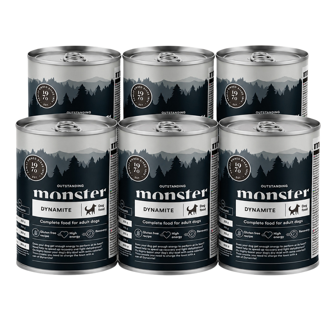 Hundedynamittboks 400 g x 6 stk.