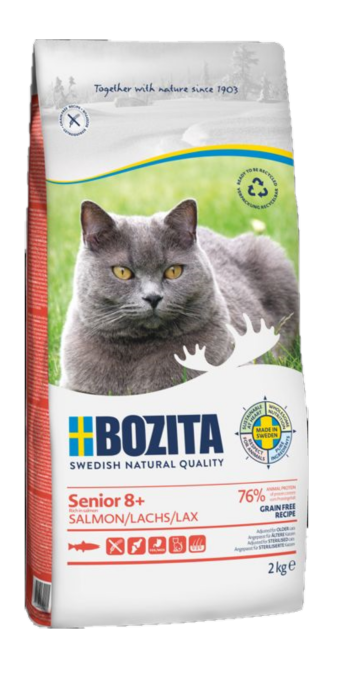 Senior 8+ Kornfri laks 2 kg