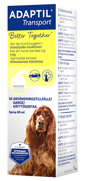 Adaptil - Calm Transport Spray 60 ml - Hund - Hundens Apotek - Beroligende produkter - Dyrekassen.no