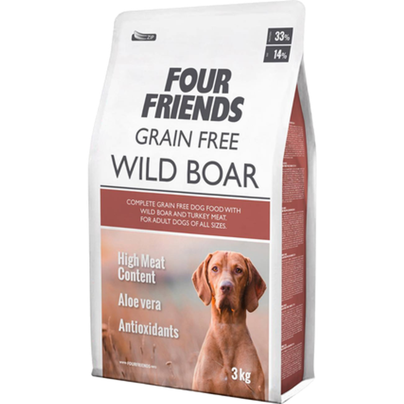 Dog Grain Free Villsvin 3 kg