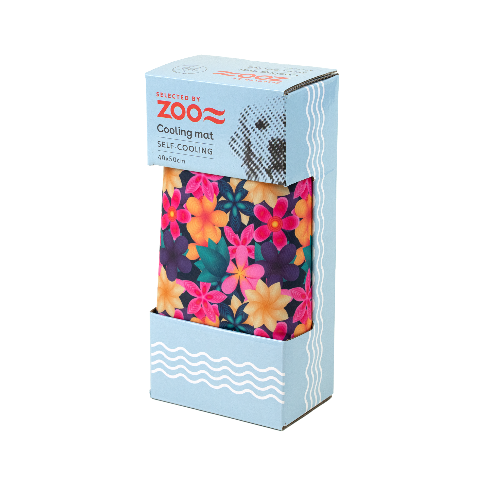 Selected by ZOO - Kjølepute med sommerblomst 50 x 40 cm - Hund - Hundens Apotek - Dyrekassen.no