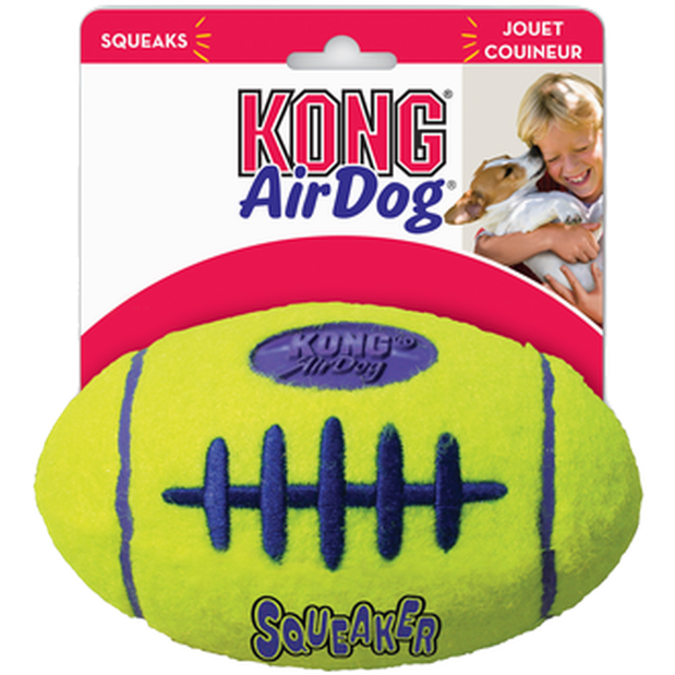 Kong Air Dog Squeaker Football Medium