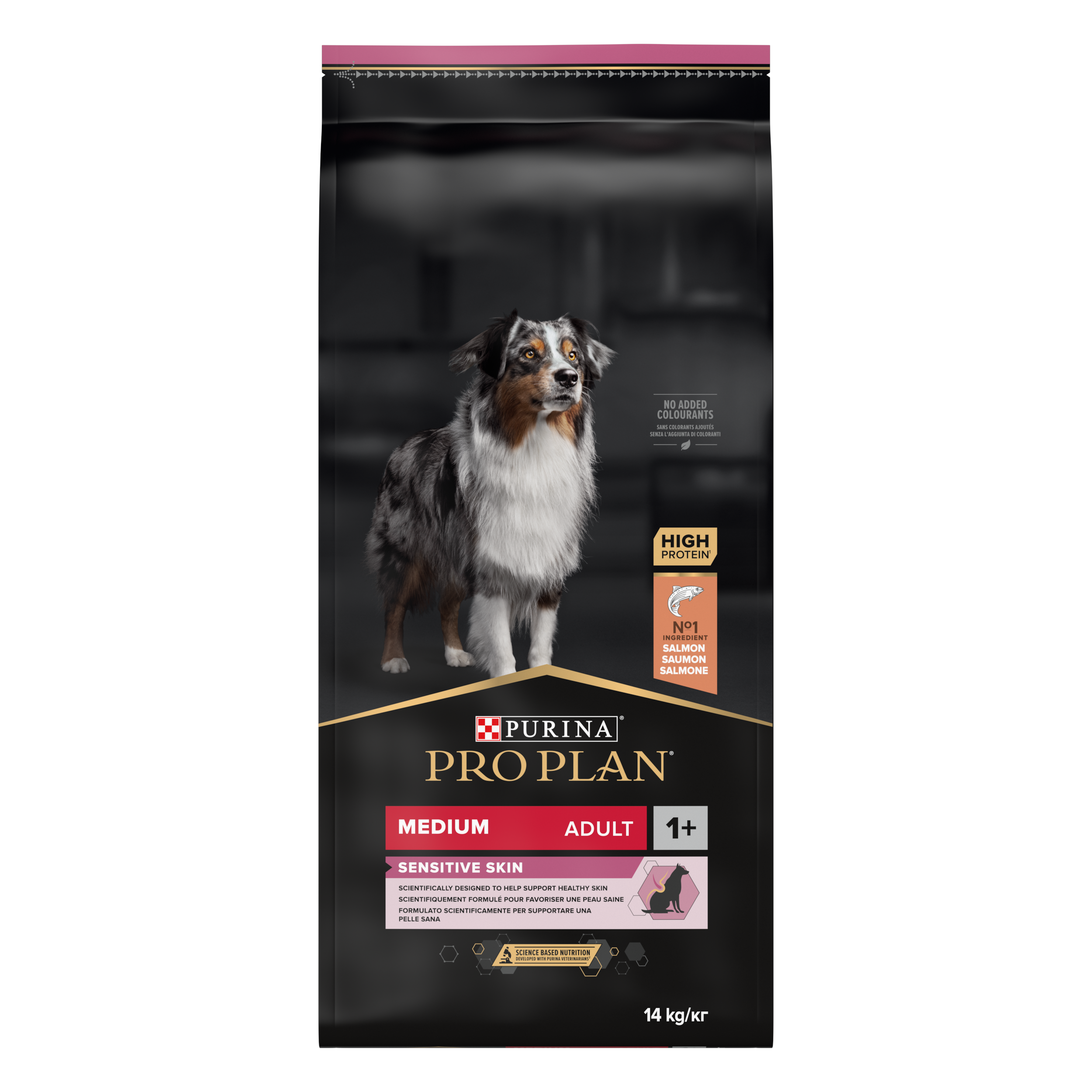 Purina Pro Plan - Adult Sensitive Skin Medium Tørrfôr for voksne hunder 14 kg - Hund - Hundefôr - Dyrekassen.no