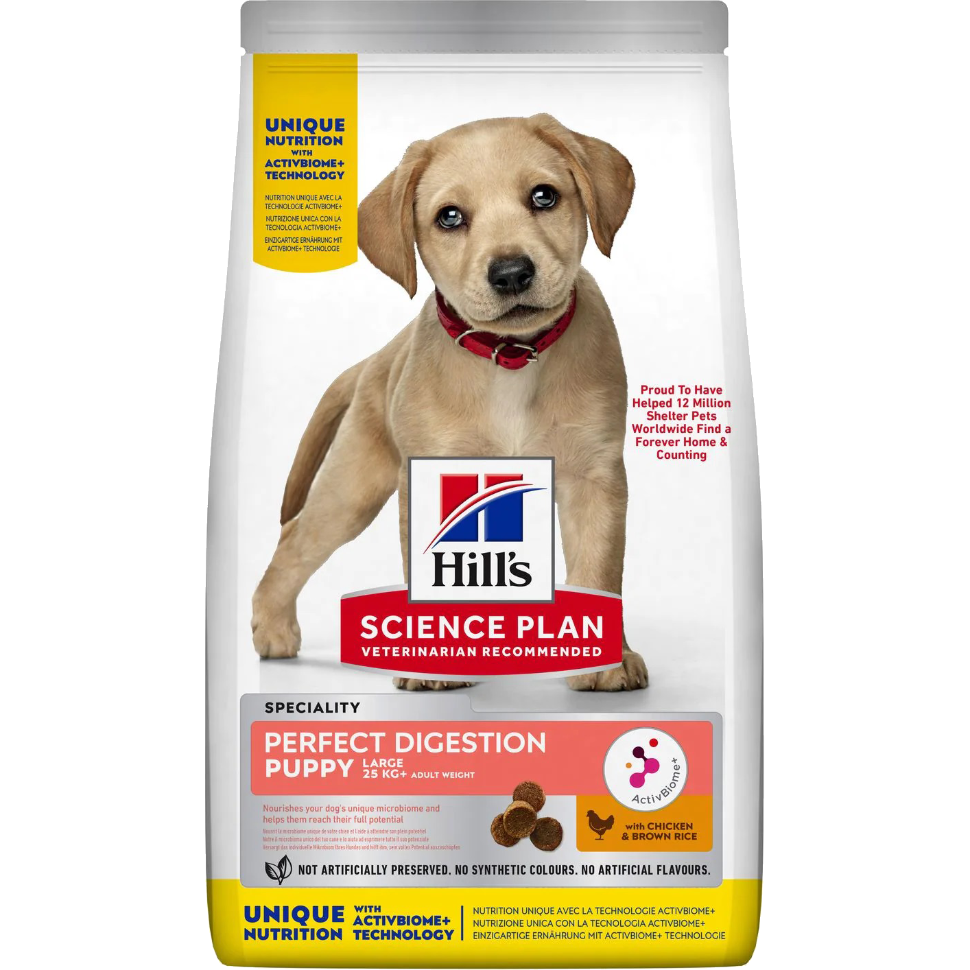 Hills Science Plan - Puppy Digestion Large Breed Chicken & Rice 14,5 kg - Hund - Tørrfôr - Dyrekassen.no