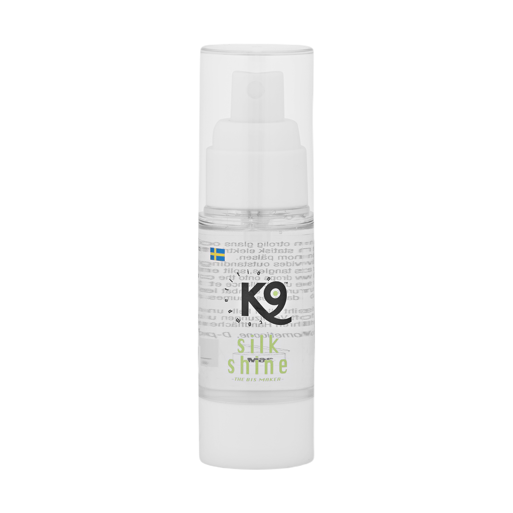 K9 Competition - Silk Shine Leave In Drops Luster & Shine White 30 ml - Hund - Hundepleie - Shampoo og balsam - Dyrekassen.no