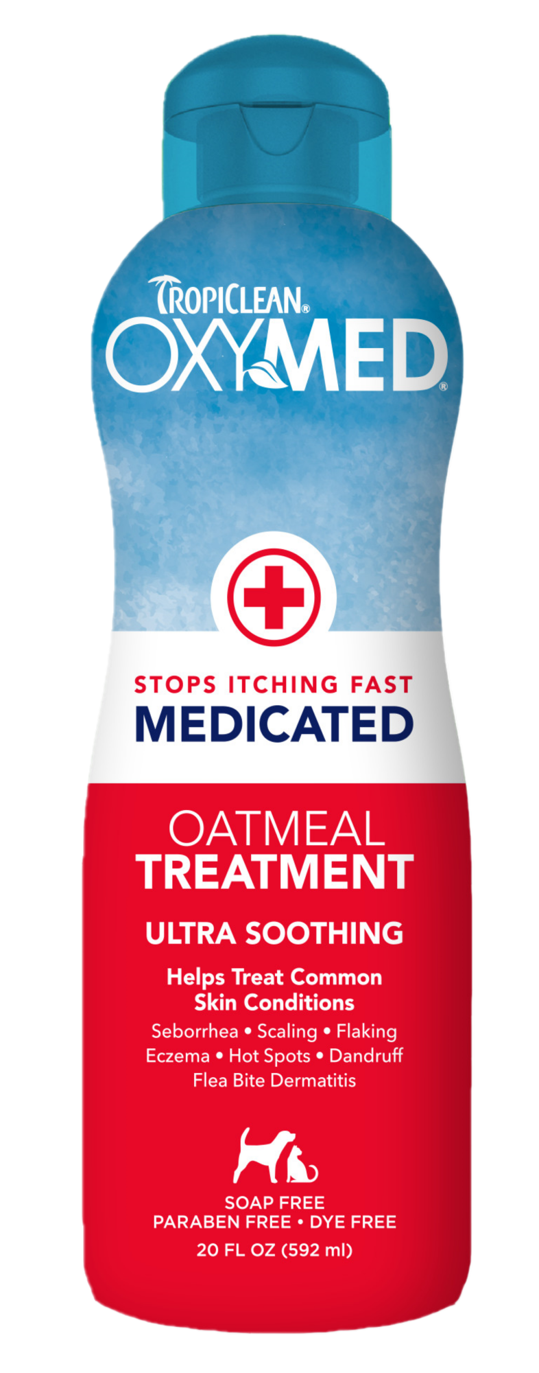 TropiClean OxyMed medikamentell kløestillende balsam for kjæledyr 355 ml