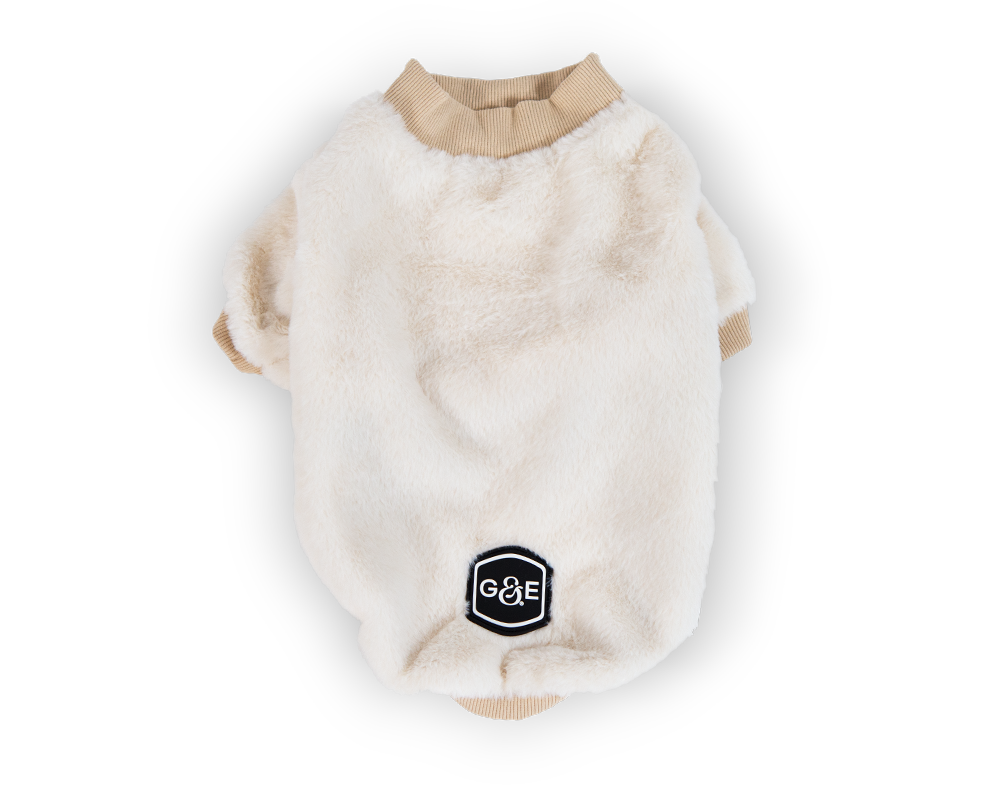 Gustaf och Evita - Sherpagenser ComfortCuddle, 40 cm, off-white - Hund - Hundebur - Aluminiumsbur - Hundegenser - Dyrekassen.no