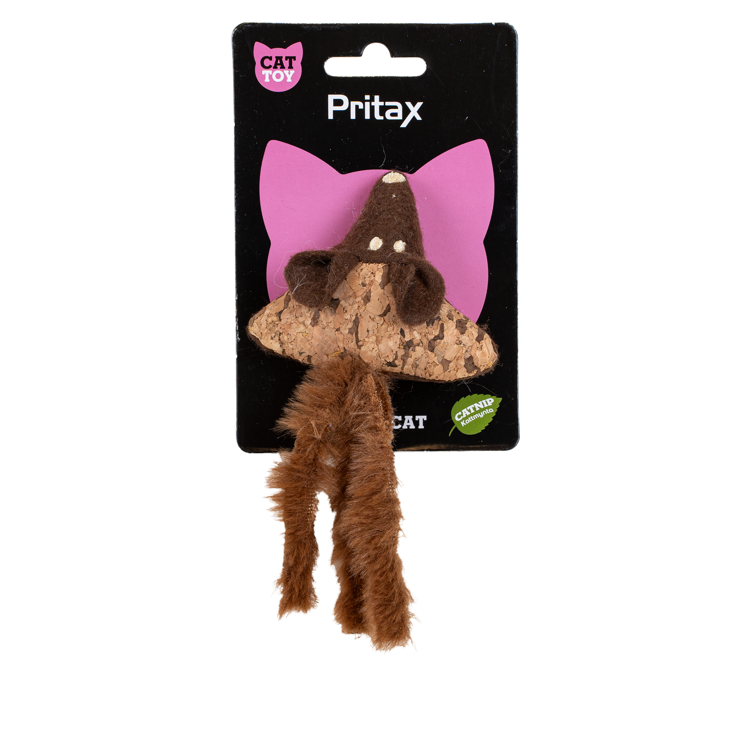 Pritax - Katteleke Natural Adele, 9x13x2cm, Brun - Katt - Helse og pels - Hygiene - Katteleker - Dyrekassen.no