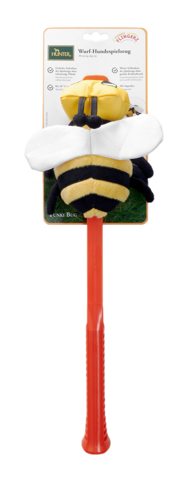 Hundeleketøy Flingerz Funki Honeybee med bærerakett