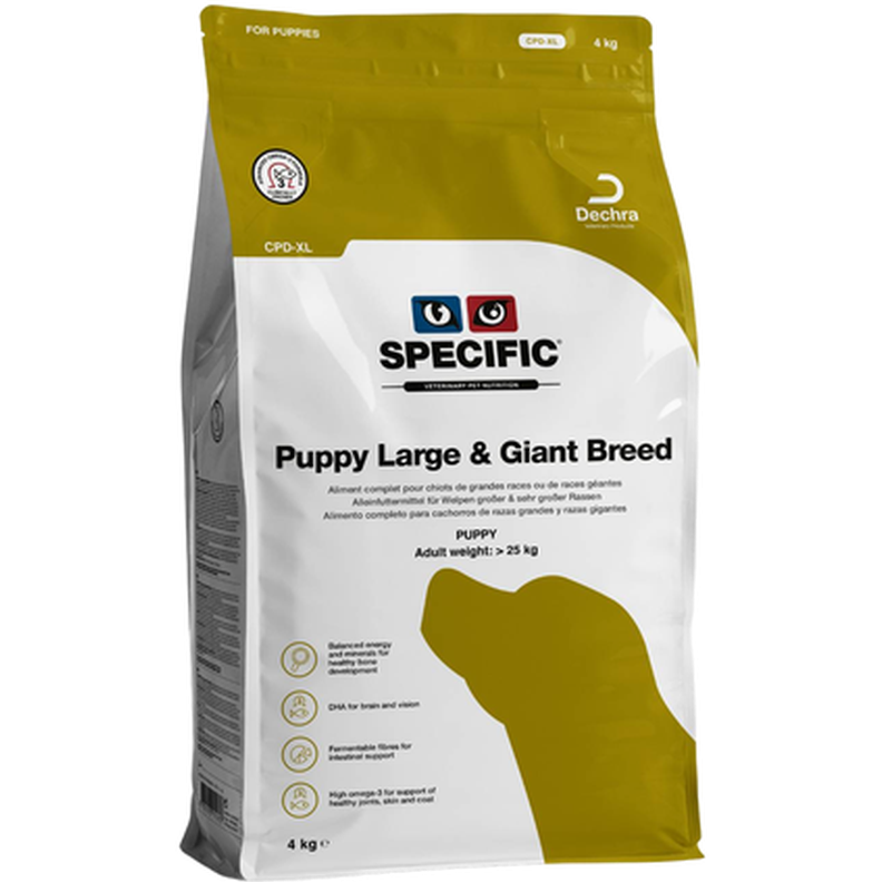 Specific - Dogs CPD-XL Puppy Large & Giant Breed 12 kg - Katt - Helse og pels - Kosttilskudd - Veterinærfôr - Dyrekassen.no