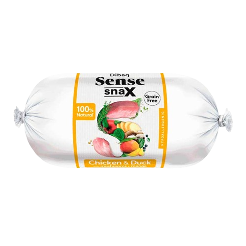 DIBAQ - Sense Snax bar Chicken & Duck 200 gr - Hund - Våtfôr - Dyrekassen.no