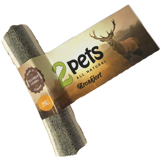 2 pets - Tughorn hjort gaffelformet Medium - Hund - Hundegodteri - Dyrekassen.no