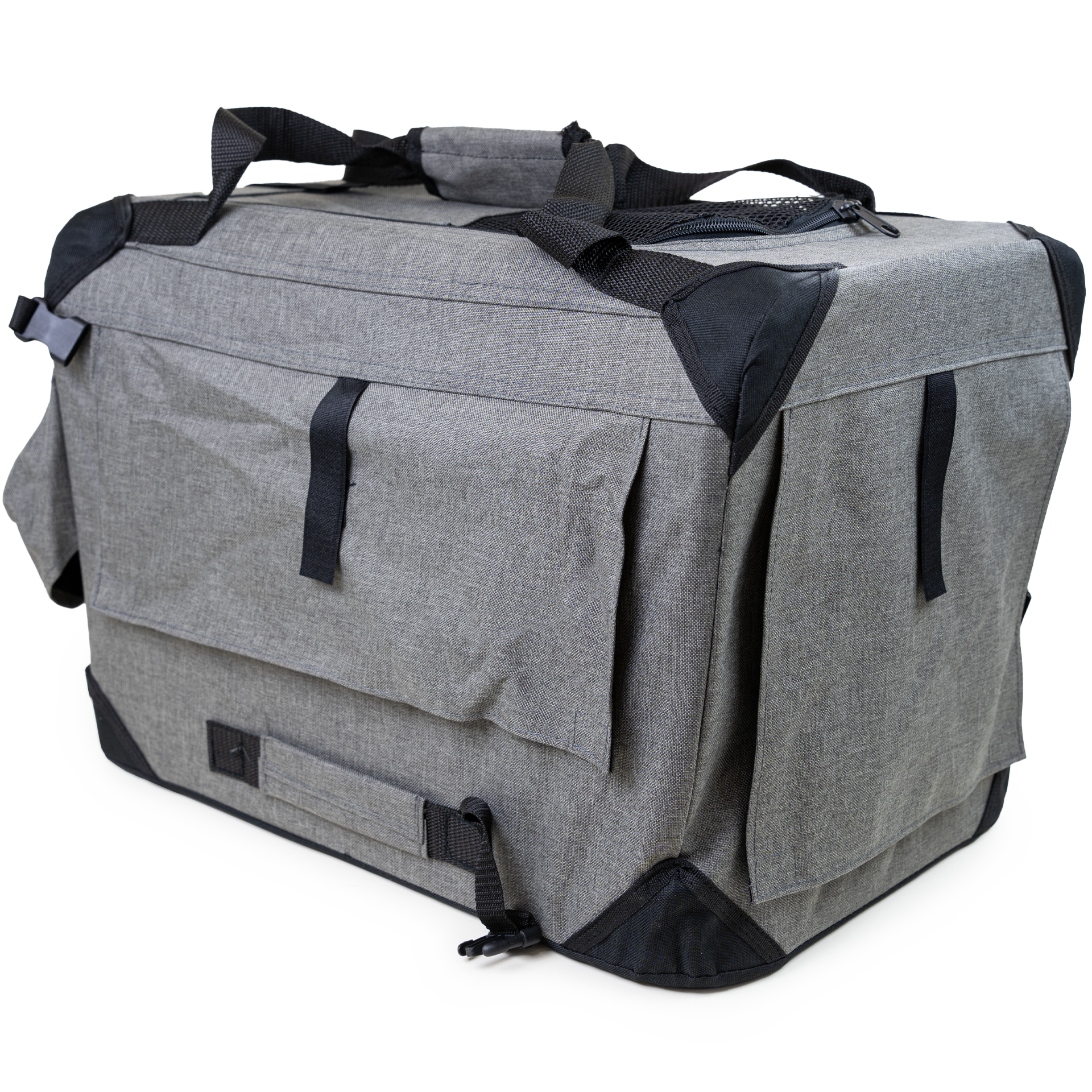 Lerretsbur Bella, XL, 81,3x58,4x58,4cm, grå