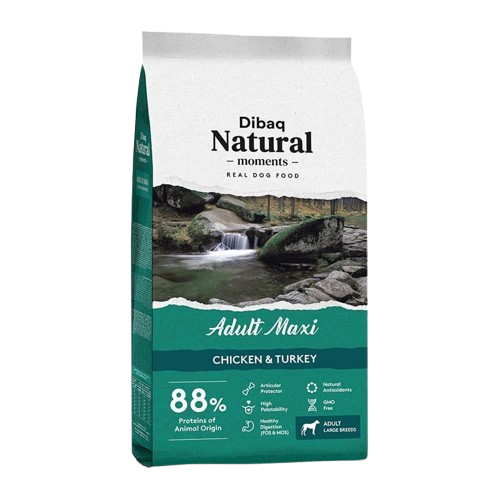 DIBAQ - Natural Moments Puppy Maxi 3 kg - Hund - Hundefôr - Dyrekassen.no