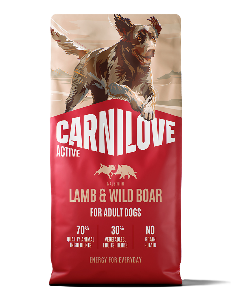 Carnilove Active Dog Lamb & Wild Boar for Adult All Breeds