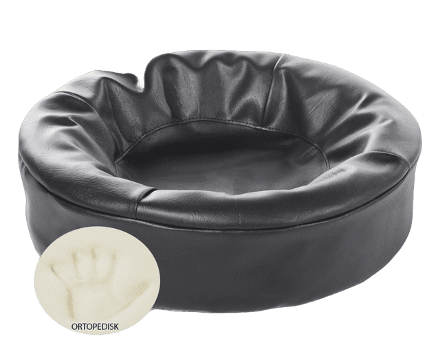 BiaBed - Biabed Ortho Round Svart No. 0 - 50 x 50 cm - Hund - Utstyr - Refleks - Dyrekassen.no