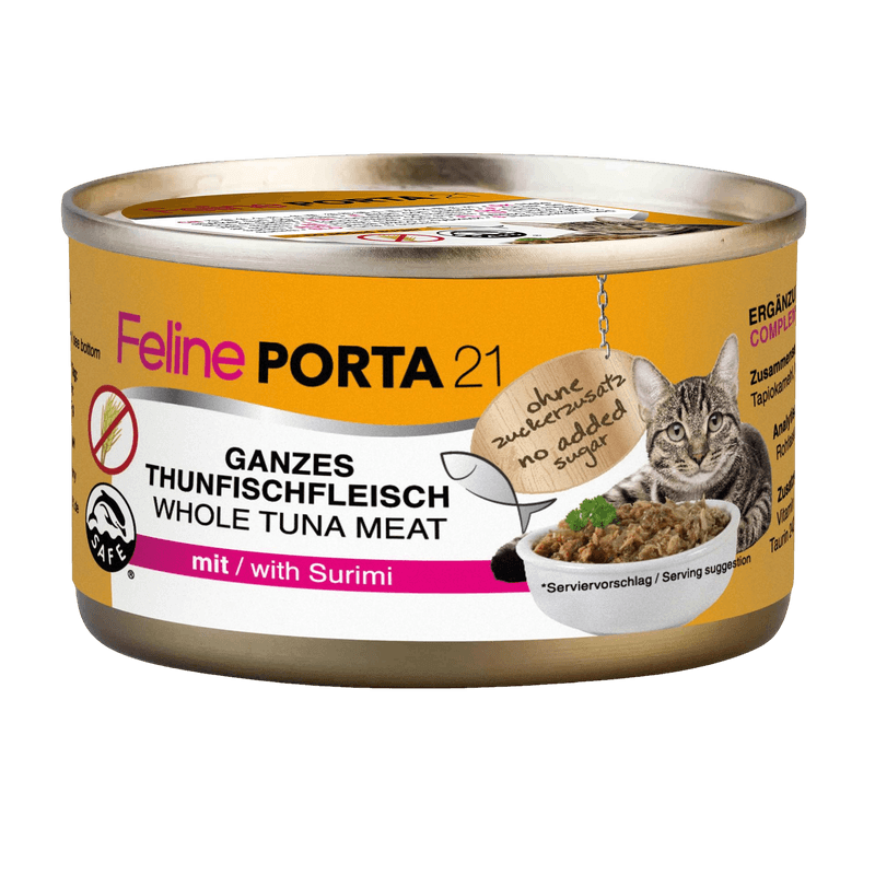 Porta21 - Feline Tunfisk med surimi 90g - Katt - Helse og pels - Kosttilskudd - Våtfôr - Dyrekassen.no