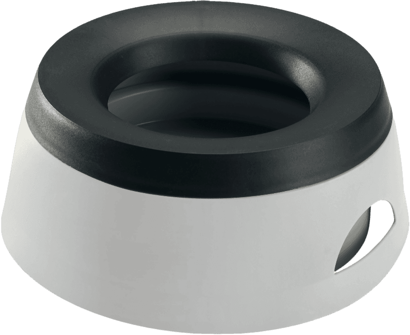 Hunter Hundens reiseskål Road Refresher Plast Grå 1400ml/ø24cm