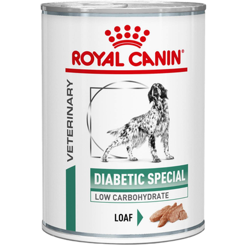 Royal Canin Veterinary Diets Dog - Weight Management Diabetic Special Low Carbohydrate Loaf Våtfôr til hund 12 x 410 g - Katt - Helse og pels -