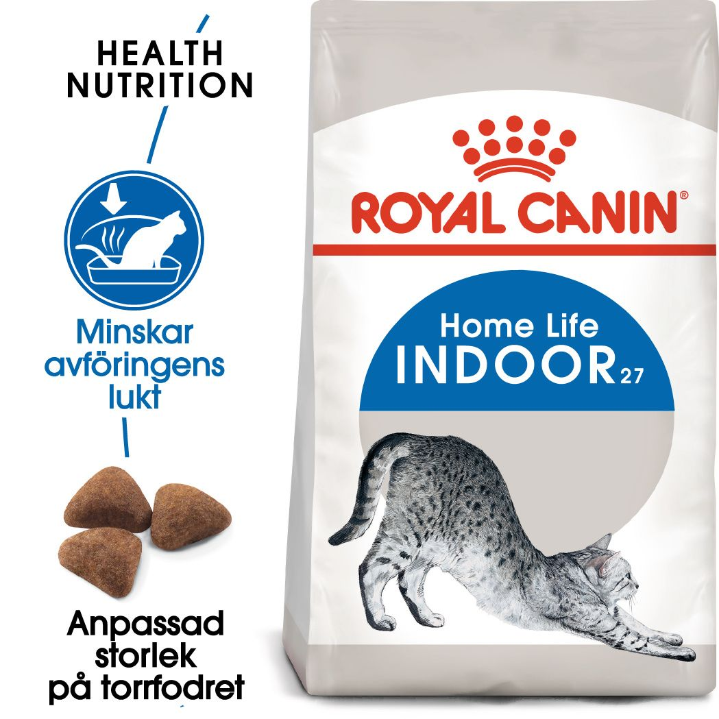 Royal Canin - Feline Home Life Indoor 27 2 kg - Katt - Helse og pels - Kosttilskudd - Tørrfôr - Dyrekassen.no