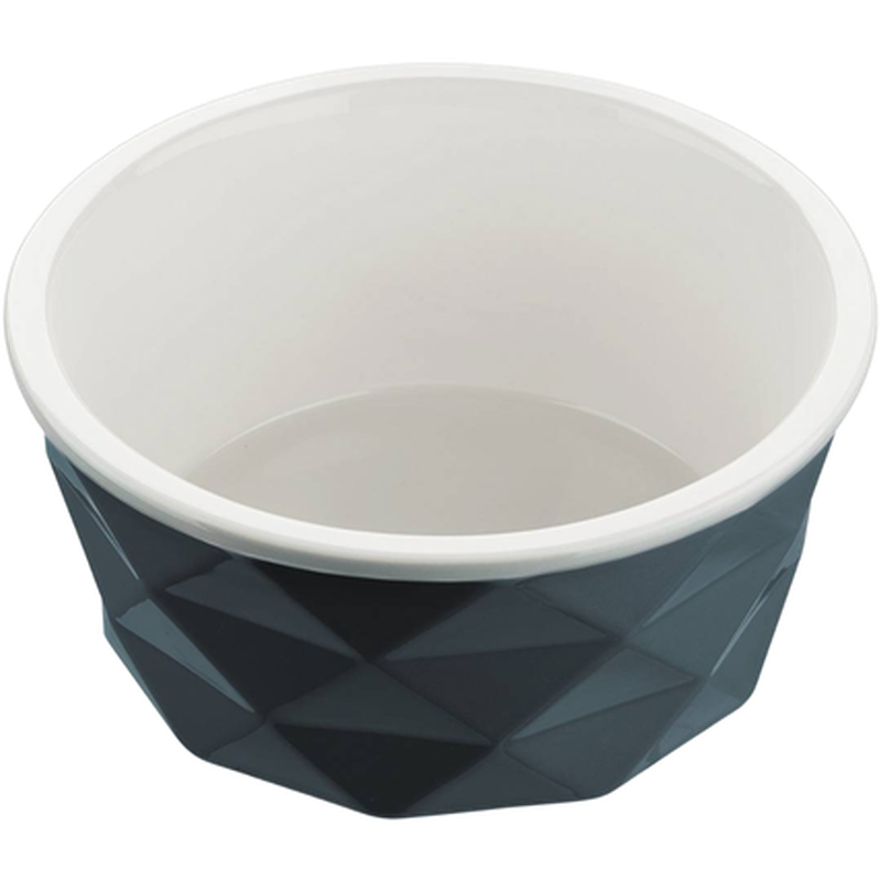 Dog & Cat Feeding Bowl Eiby Ceramic Blue 1100 ml