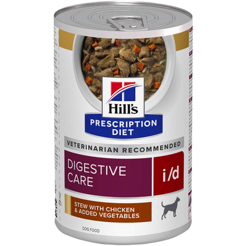 Hill's Prescription Diet Dog - i/d Digestive Care Stew Can 354 g - Katt - Helse og pels - Kosttilskudd - Veterinærfôr - Dyrekassen.no