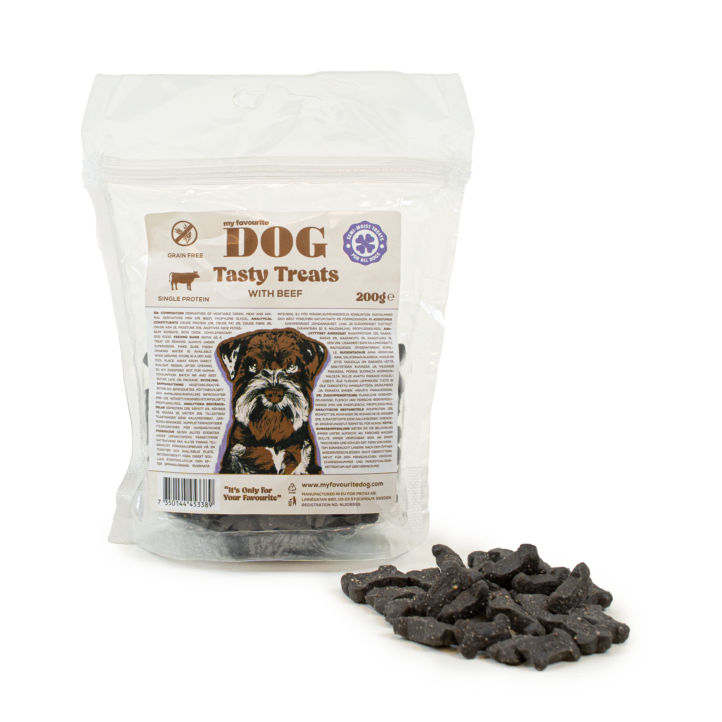 My favourite DOG - Velsmakende godbiter med storfekjøtt 200 g - Hund - Godbiter og snacks - Dyrekassen.no