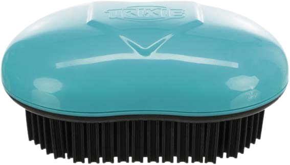 Trixie Tekstil- og klesbørste, TPR, 7 × 10 cm, svart/turkis
