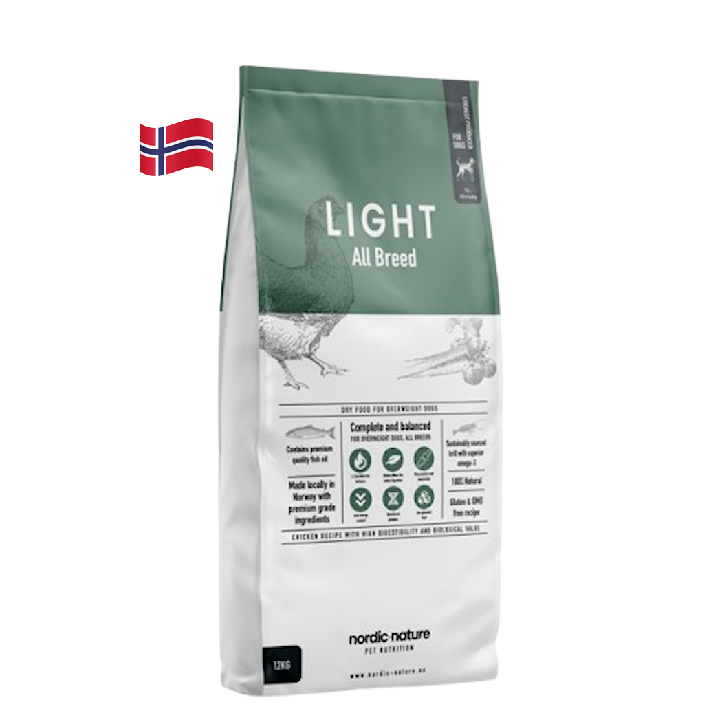 Nordic Nature - Light 3 kg - Hund - Hundefôr - Dyrekassen.no