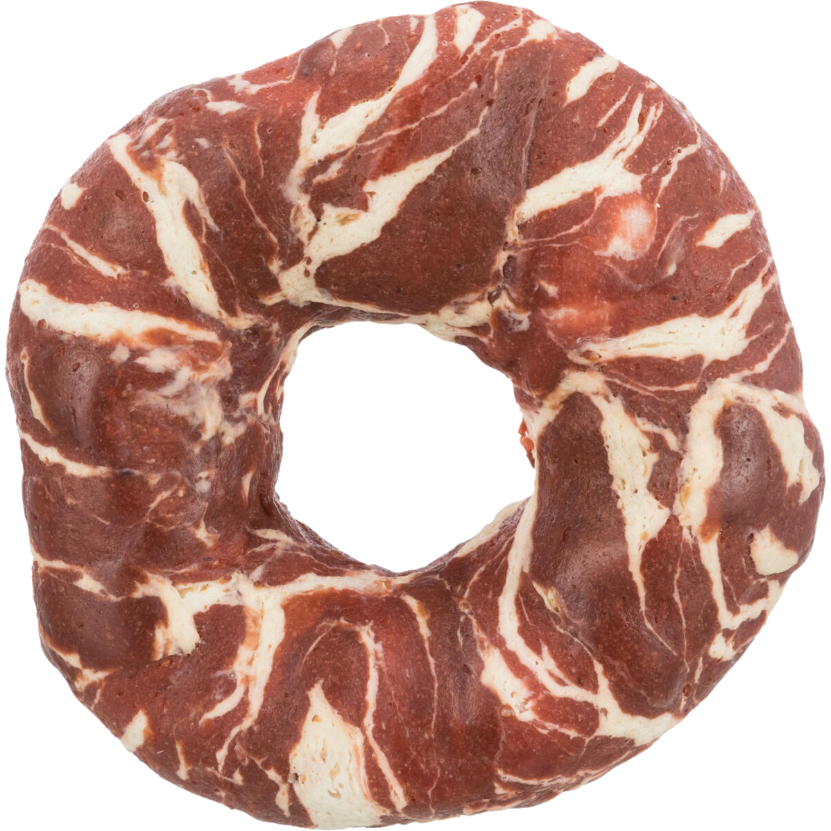 Trixie - Denta Fun Marbled Beef Chewing Ring Bulk Brown Ø10 cm, 100 g Bulk - Hund - Hundegodteri - Dyrekassen.no