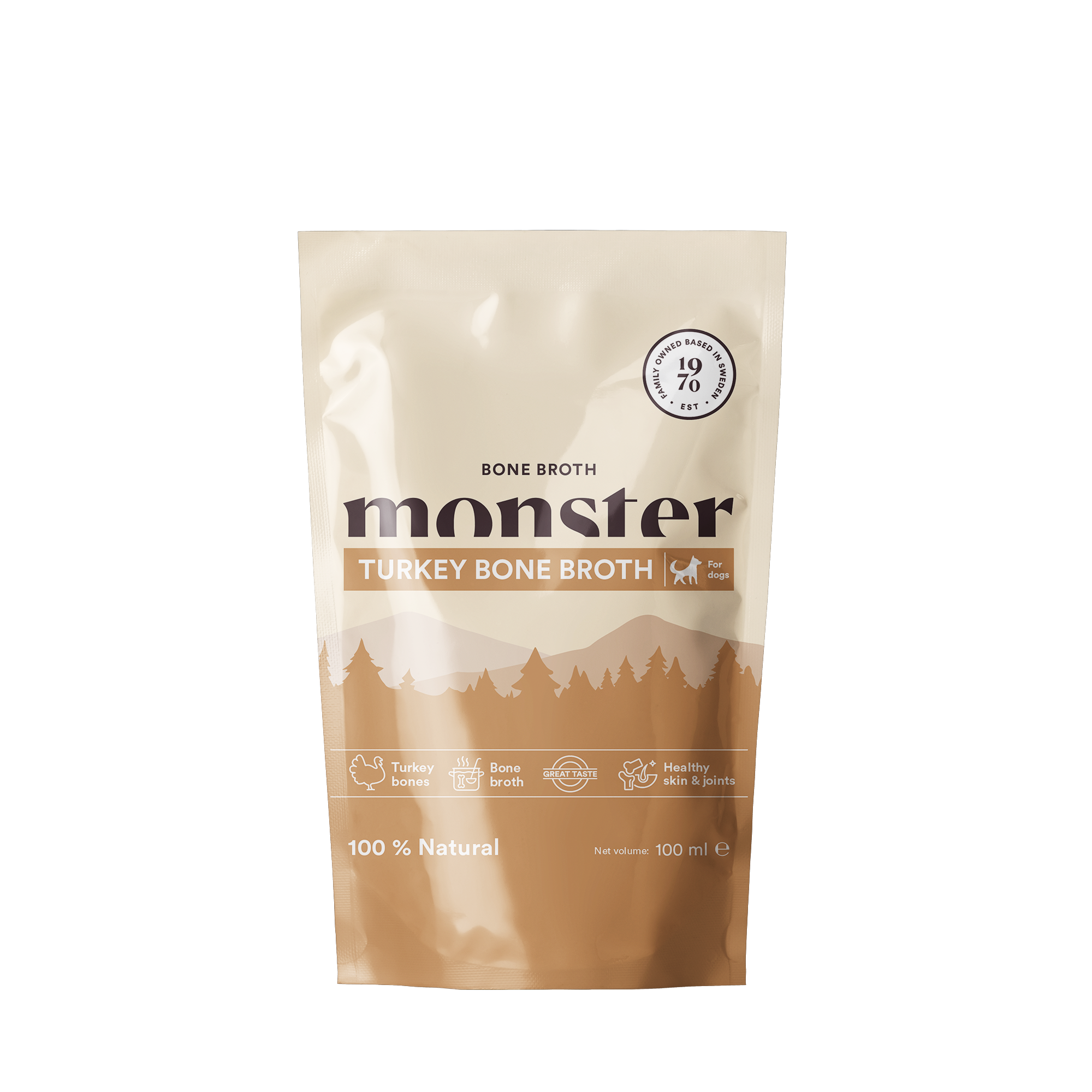 Monster Pet Food Bone Broth Turkey