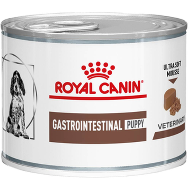 Royal Canin Veterinary Diets Dog - Gastrointestinal Puppy Mousse Våtfôr for hunder 12x195g - Katt - Helse og pels - Kosttilskudd - Veterinærfôr -