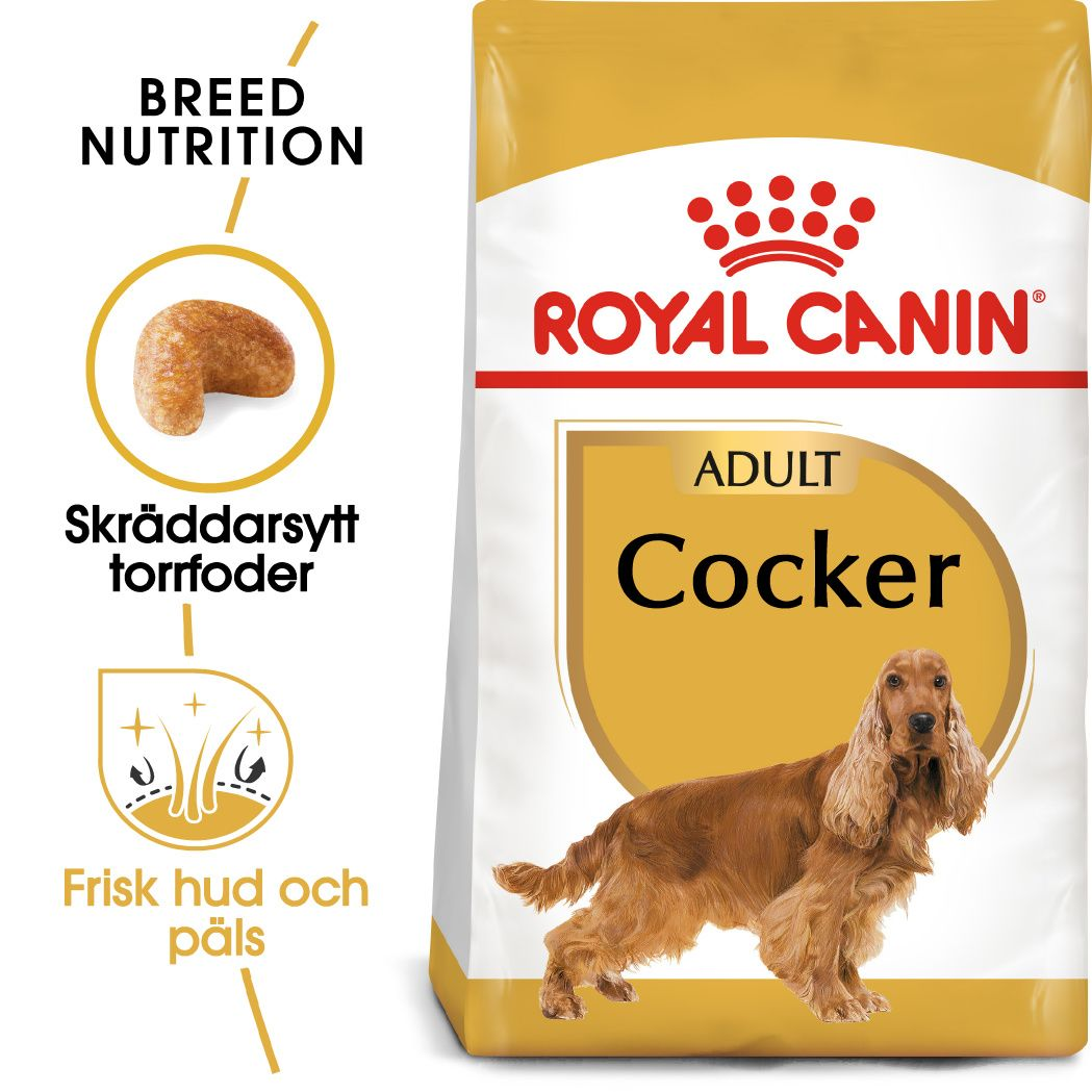 Royal Canin - Cocker Adult tørrfôr for hunder 12 kg - Hund - Tørrfôr - Dyrekassen.no