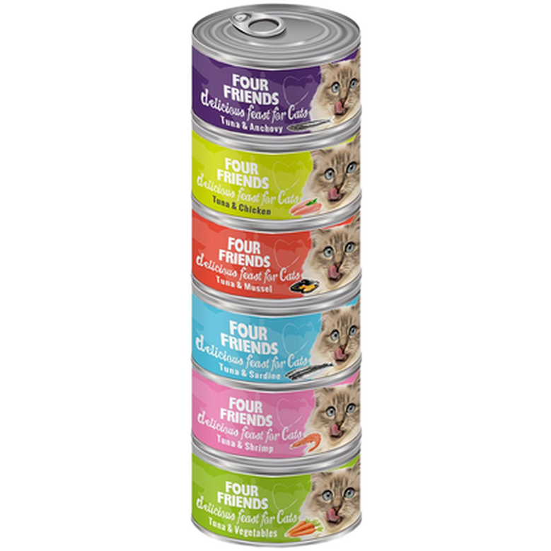 FourFriends Cat Adult Multipack Multipack 85 g x 6 stk.