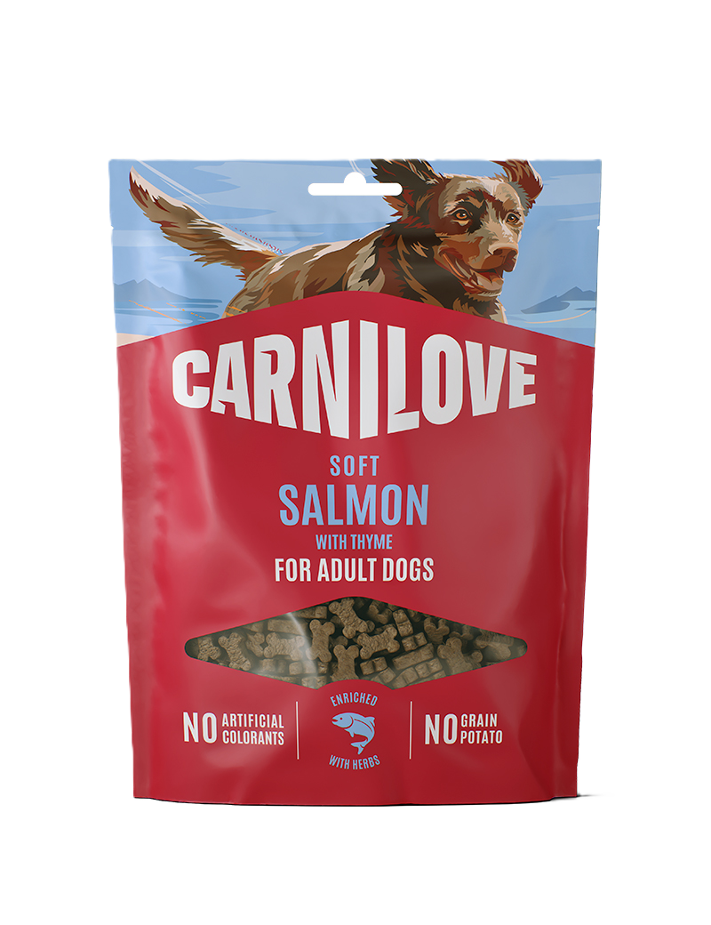 Carnilove Dog Soft Snack Salmon with Thyme small bite 200g