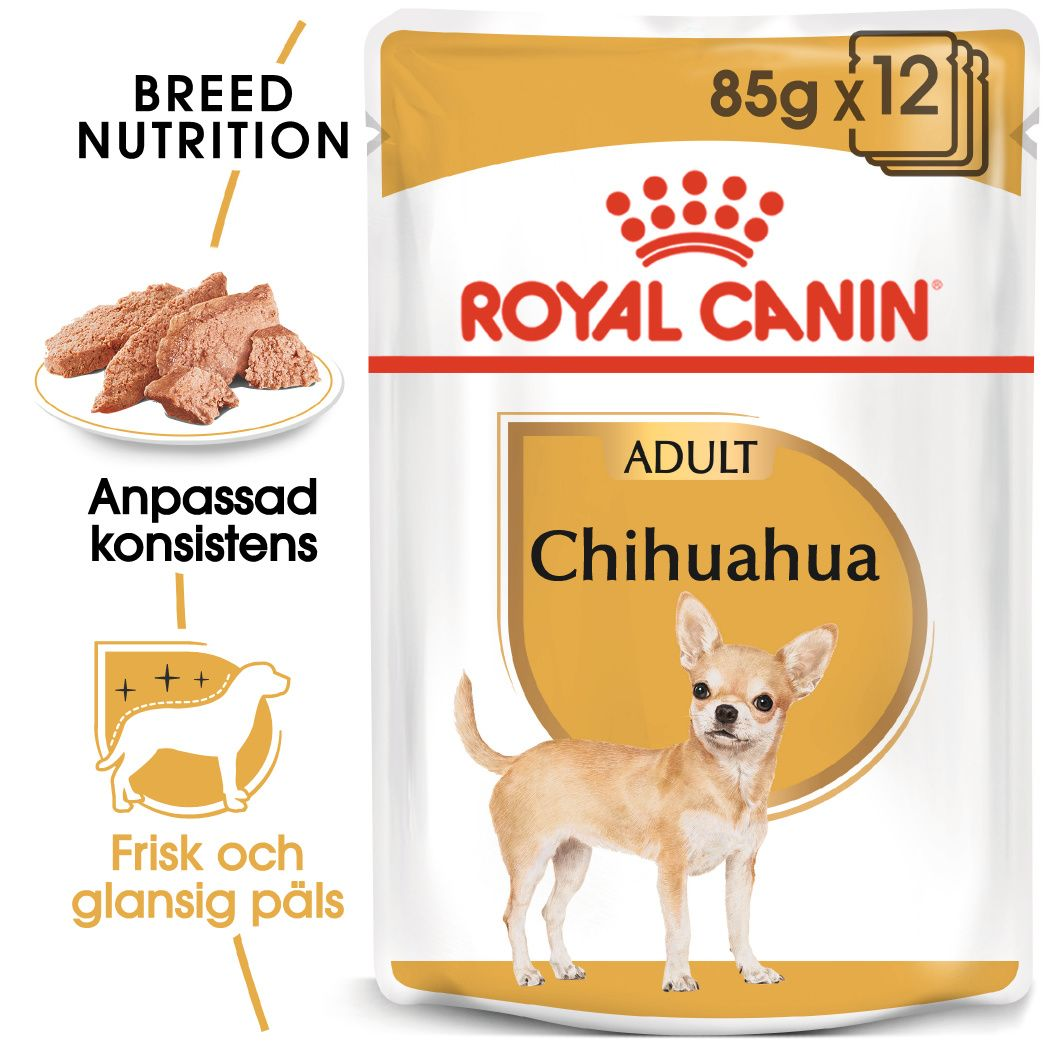 Chihuahua Adult våtfôr for hunder 85 g x 12 stk