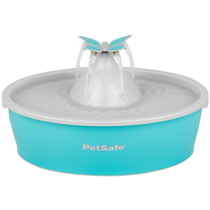 Drinkwell - Butterfly fontene for kjæledyr turkis 1,5 l - Katt - Helse og pels - Hygiene - Kattens Matplass - Drikkefontener - Dyrekassen.no