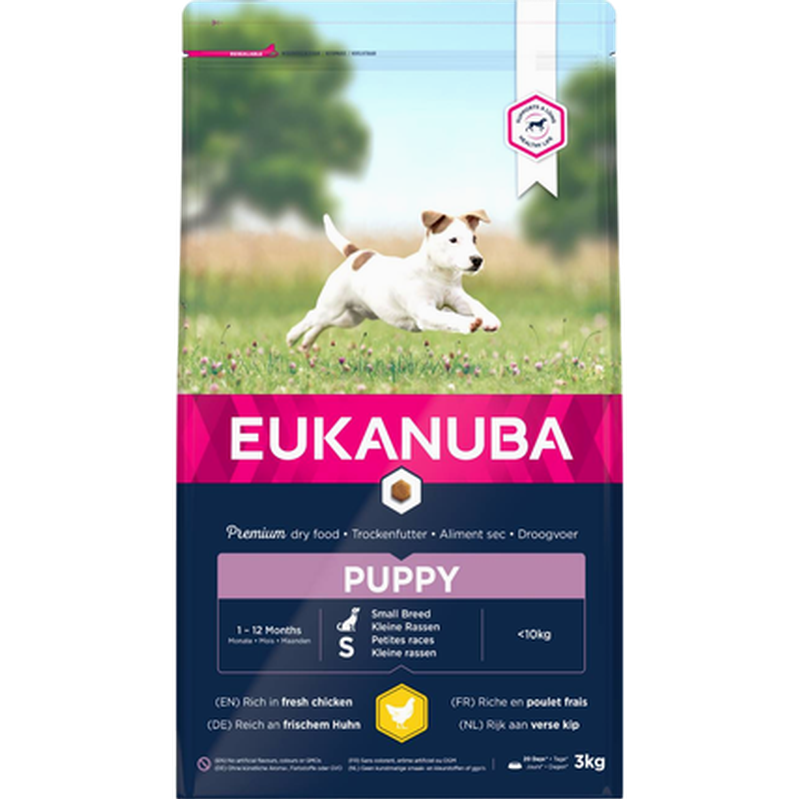 Eukanuba - Hund Valp Small 3 kg - Hund - Hundefôr - Dyrekassen.no