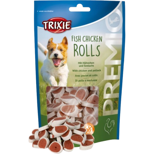 Trixie - Hundesnacks Rolls Kylling & Laks Light 75 g - Hund - Transport og Reise - Dyrekassen.no