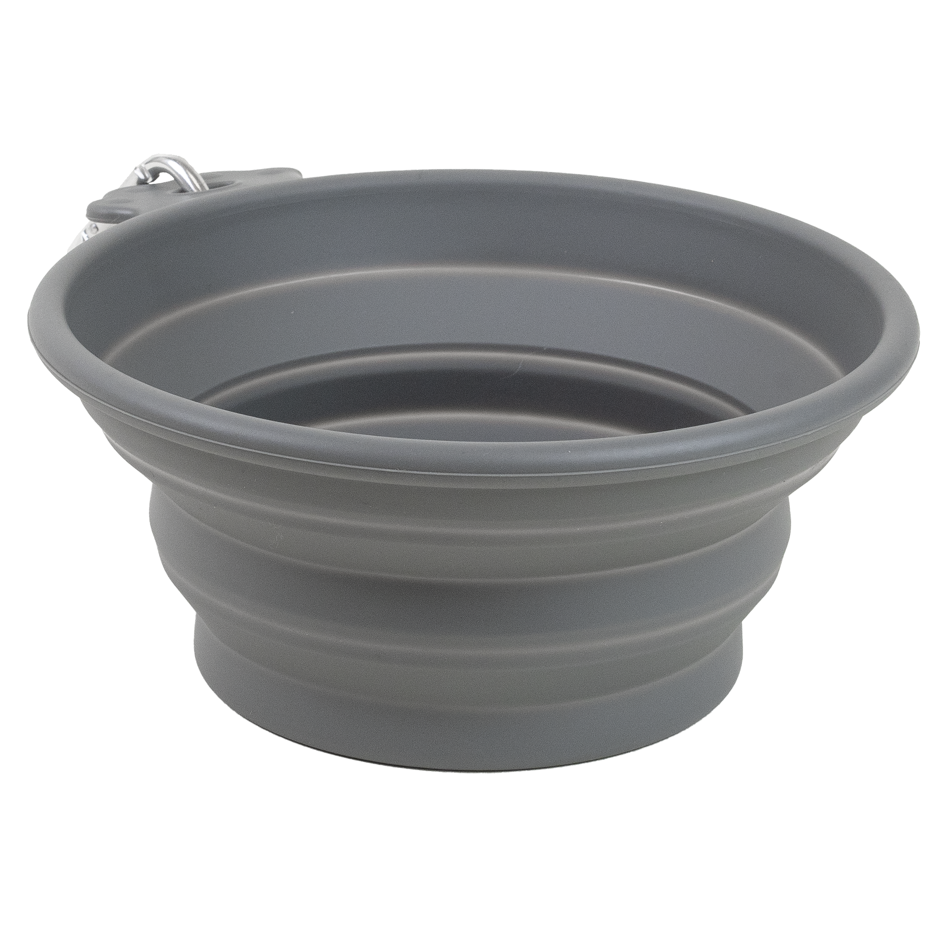 Sammenleggbar reiseskål Soft Grey XL 1200 ml, 21x18 cm, sammenleggbar